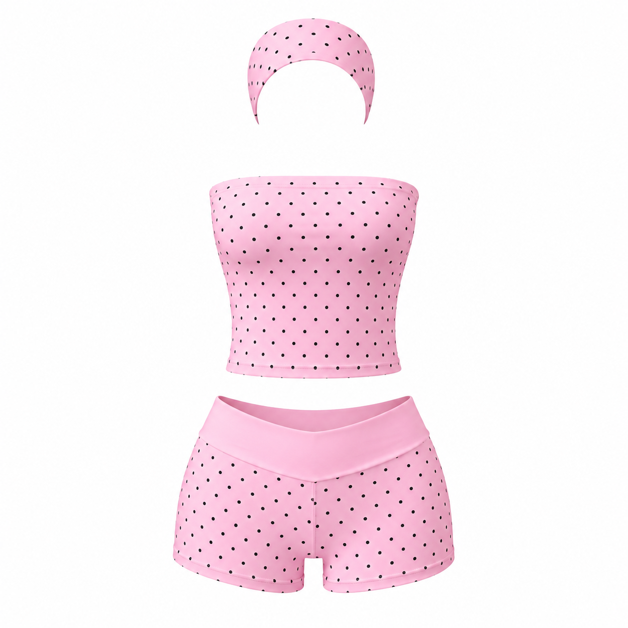 “Blush” Polka Dot Set