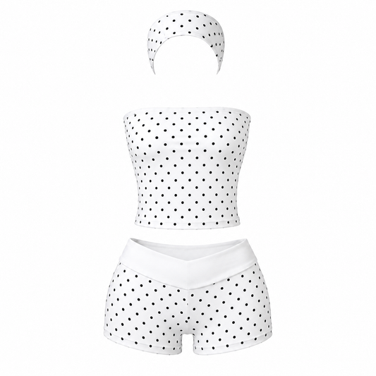 “Pearl” Polka Dot Set